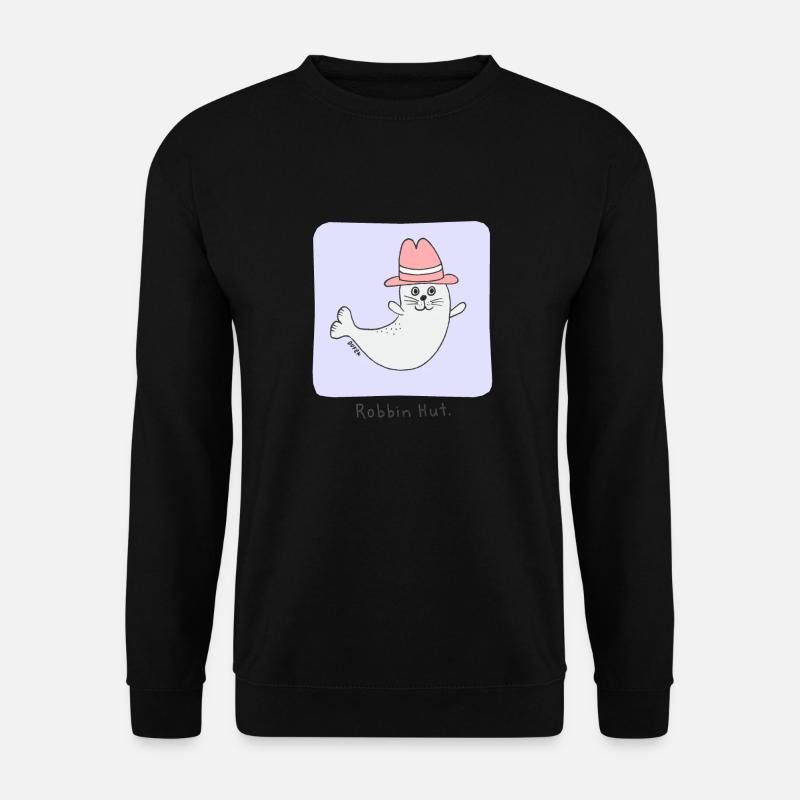 Robbin Hut - Unisex Pullover - Schwarz