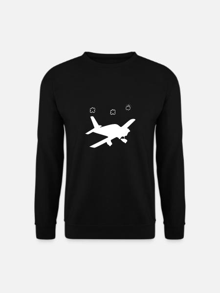 plane - Unisex Sweatshirt - black