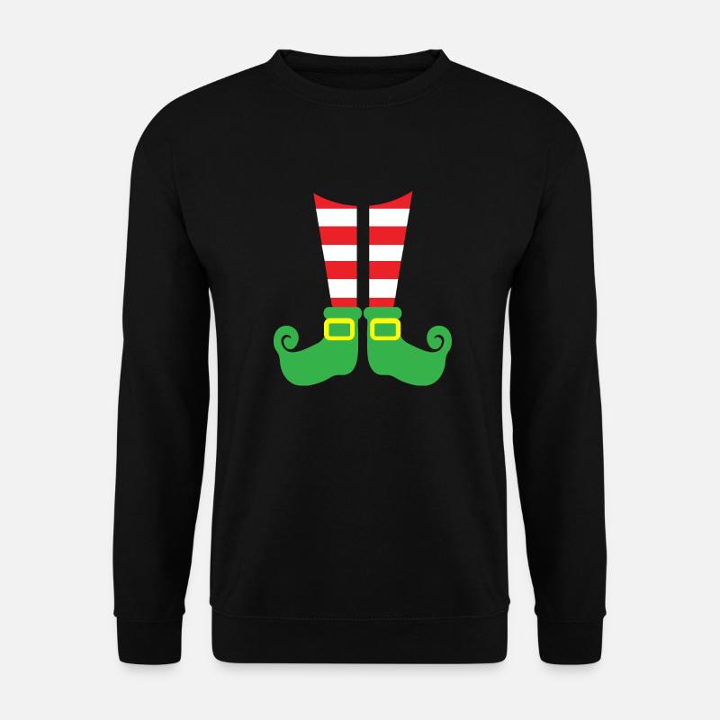 Weihnachtselfenbeinkostüm - Unisex Pullover - Schwarz