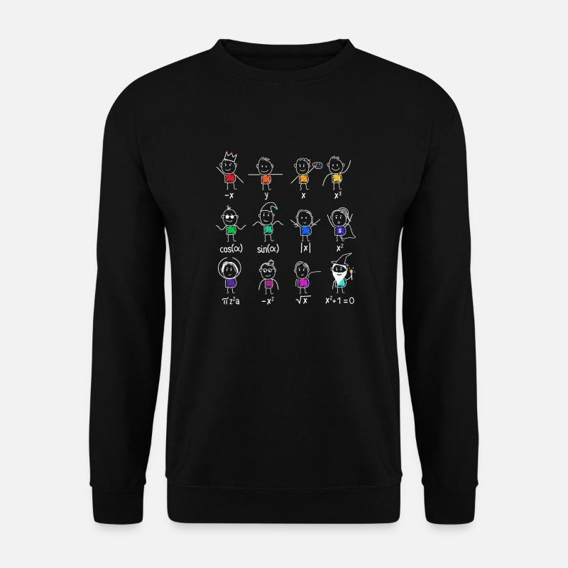 Dancing mathematicans - Unisex Sweatshirt - black