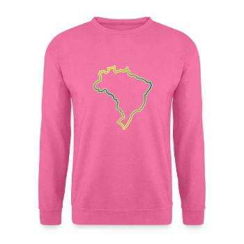 Brasil Map 3 - Unisex Pullover - Pink - Vorne