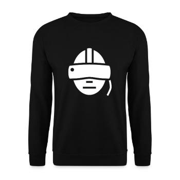 Vr headset Hacking hacker hacker cyber virtual - Unisex Sweatshirt - black - Front - Alina (178cm) & Michal (187cm)