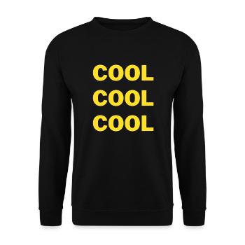 COOLCOOLCOOL Brooklyn 99 - Unisex Pullover - Schwarz - Vorne - Alina (178cm) & Michal (187cm)