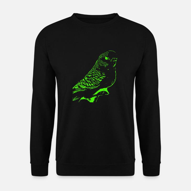 Budgerigar - Unisex Sweatshirt - black