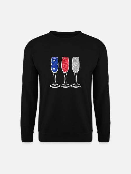 American - Unisex Sweatshirt - black