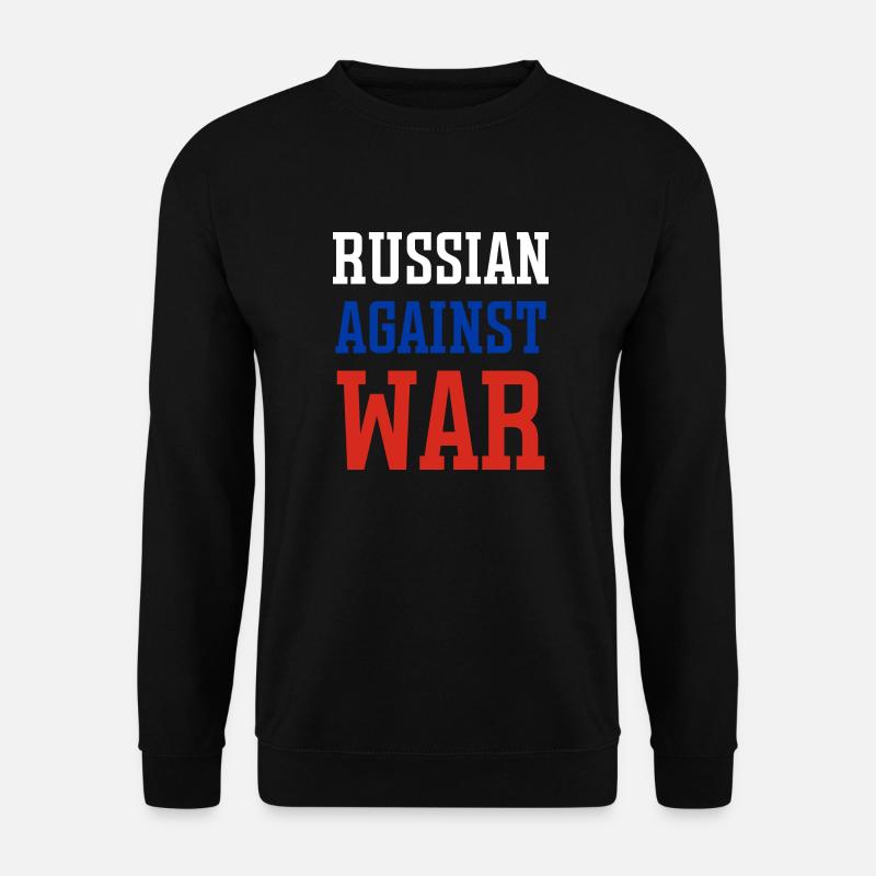 Russian against war - Unisex Sweatshirt - black