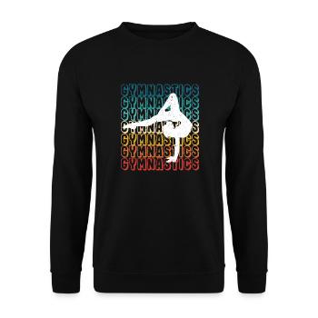 Gymnastics Sports Gymnastics Dancing Gymnast Dance - Unisex Sweatshirt - black - Front - Alina (178cm) & Michal (187cm)