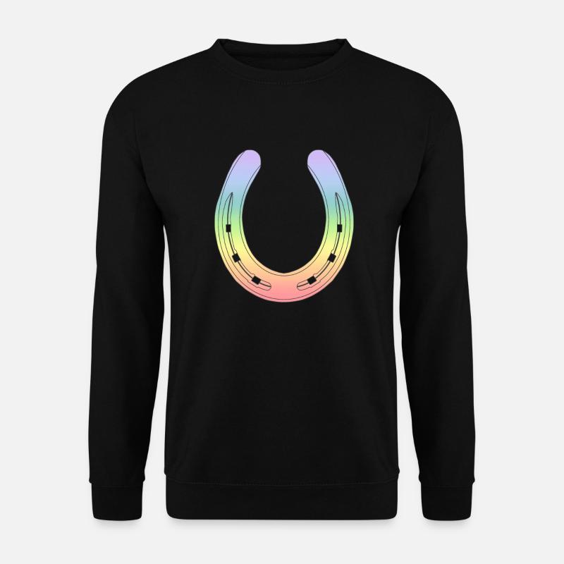 Hufeisen - Unisex Pullover - Schwarz