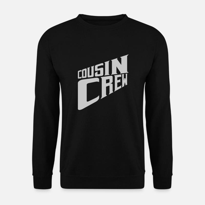 Logo Cousin Crew Équipe - Sweat-shirt Unisexe - noir