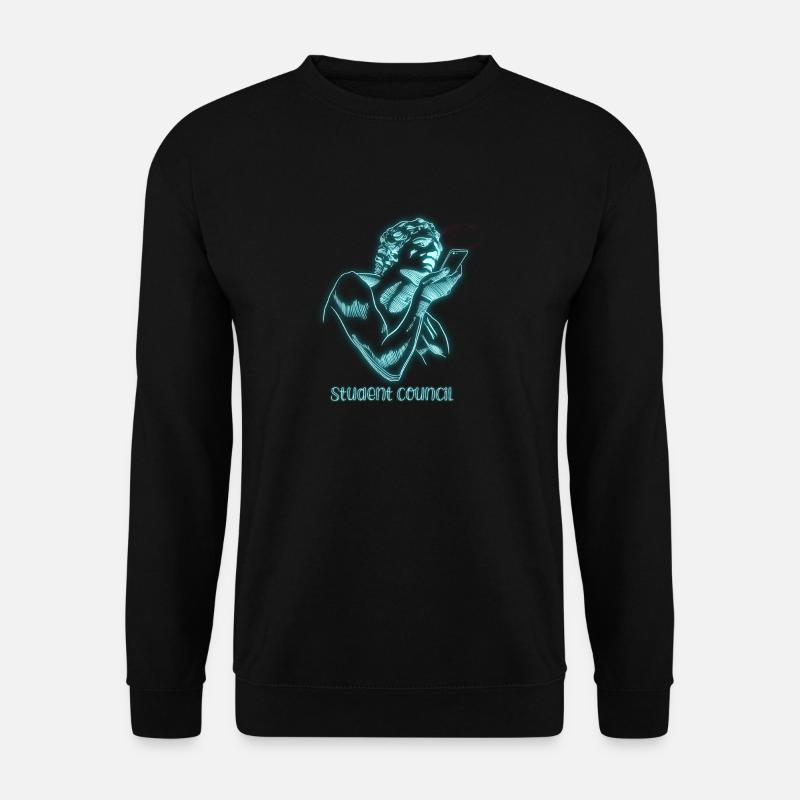 Student Council Sculpture - Unisex Sweatshirt - black