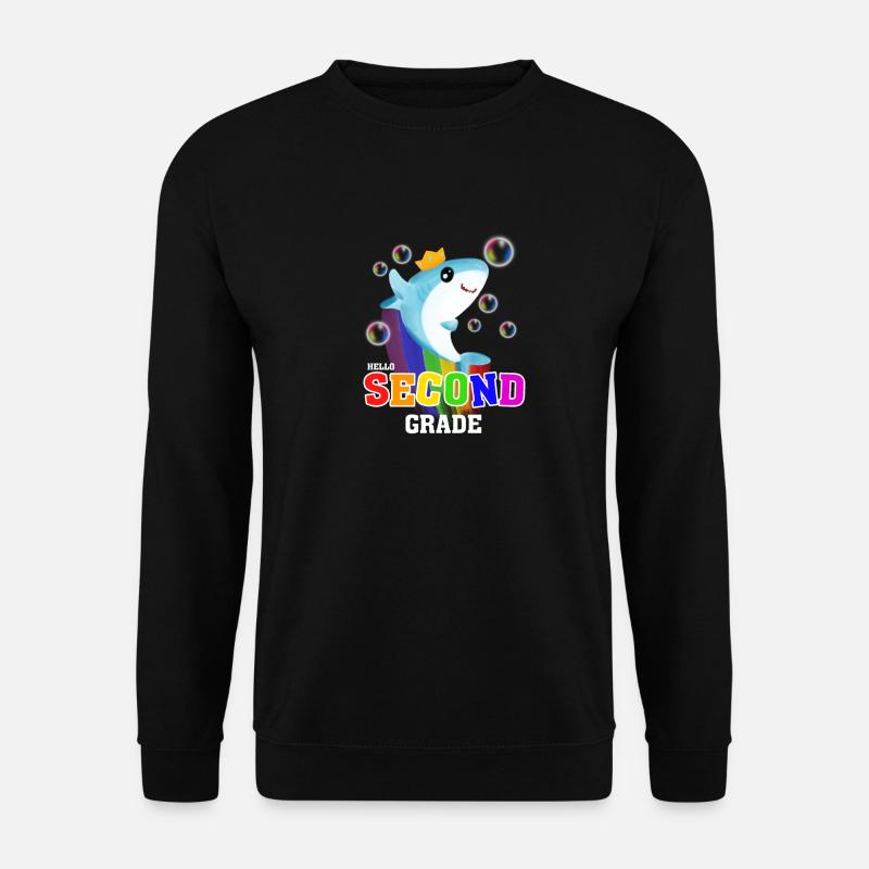 Hello Second Grade - Unisex Sweatshirt - black