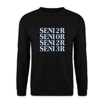Senior 2023 - Unisex Sweatshirt - black - Front - Alina (178cm) & Michal (187cm)