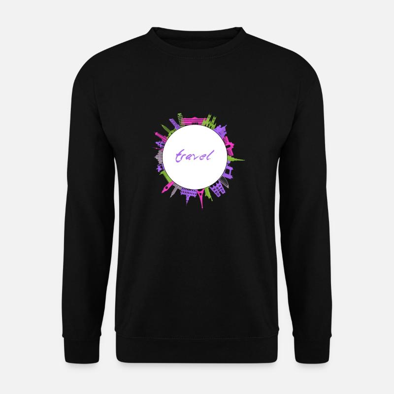 Reisedenkmäler - Unisex Pullover - Schwarz