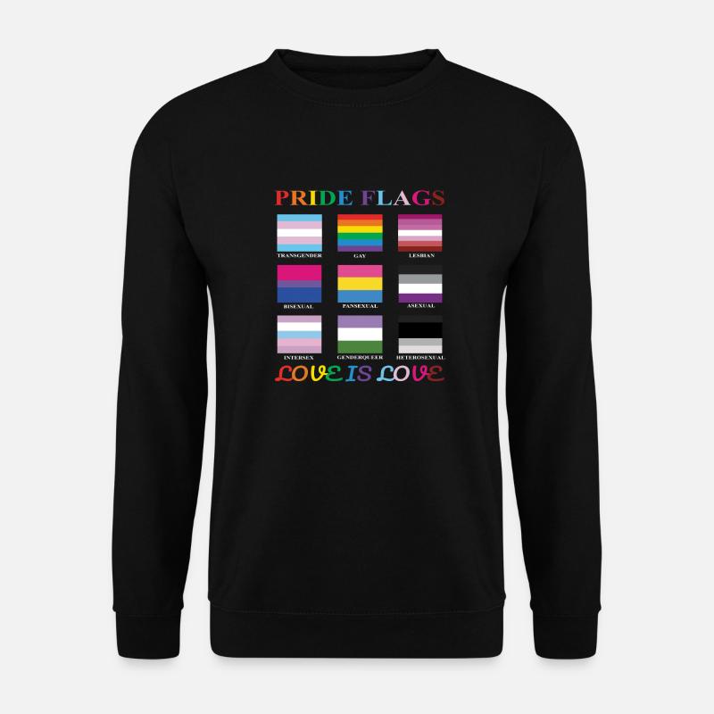 Pride Flags - Unisex Sweatshirt - black