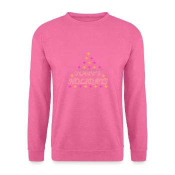 Frohe Feiertage - Unisex Pullover - Pink - Vorne