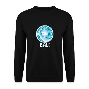 Requin-renard Bali Indonésie - Sweat-shirt Unisexe - noir - Devant - Alina (178cm) & Michal (187cm)