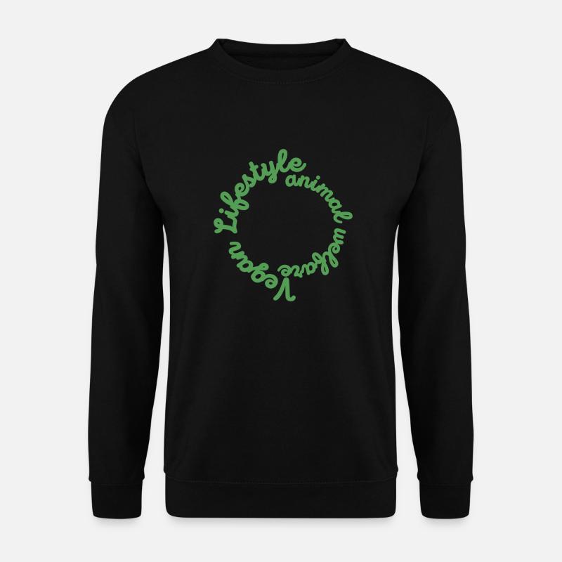 Vegan - animal welfare - Unisex Pullover - Schwarz