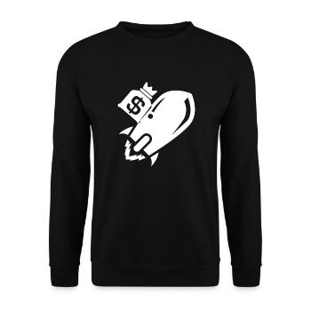 Bitcoin Trading Crypto Stocks - Sweat-shirt Unisexe - noir - Devant - Alina (178cm) & Michal (187cm)