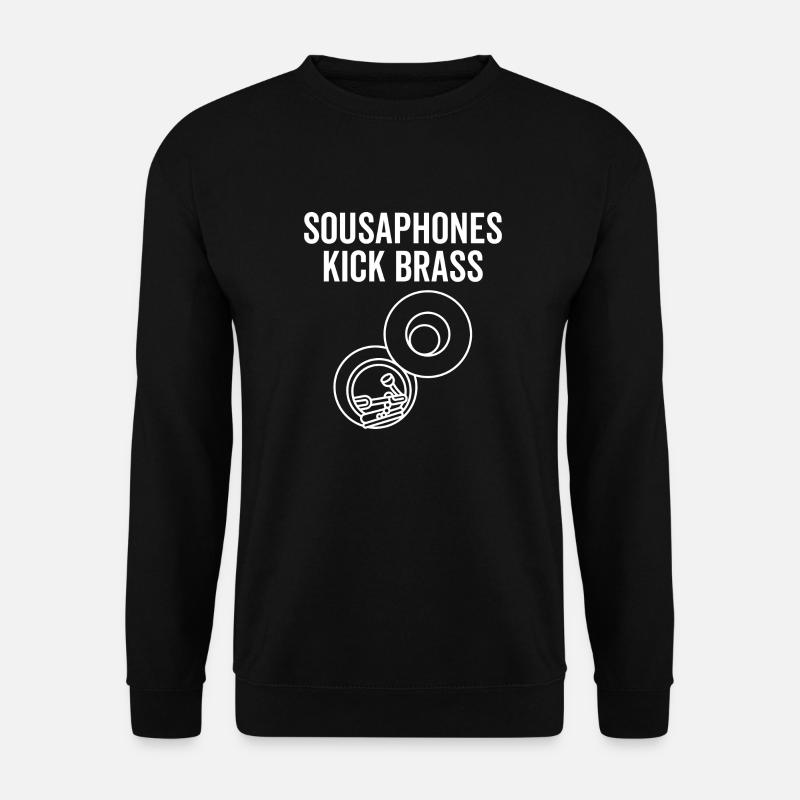 Sousaphone Kick Brass - Unisex Pullover - Schwarz