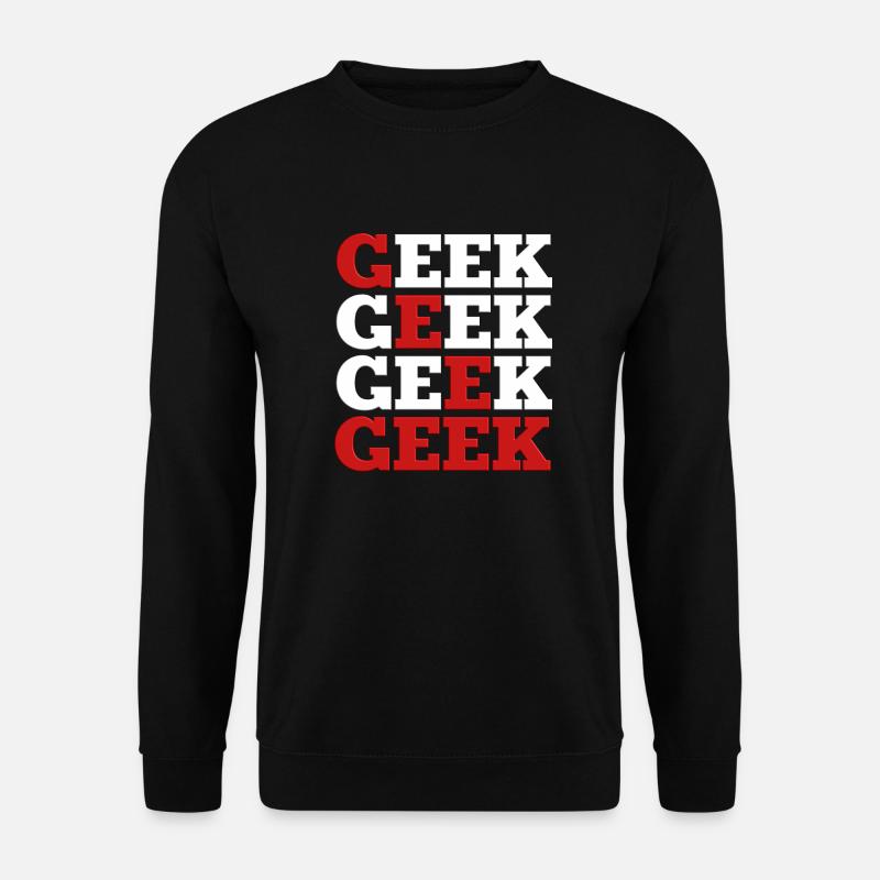 Geek - Unisex Pullover - Schwarz