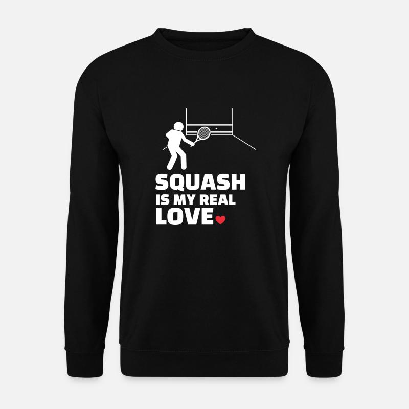Ich Liebe squash - Unisex Pullover - Schwarz