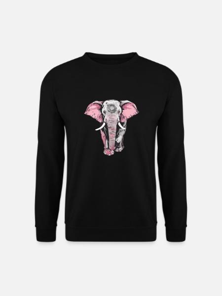 Hako l éléphant - Sweat-shirt Unisexe - noir