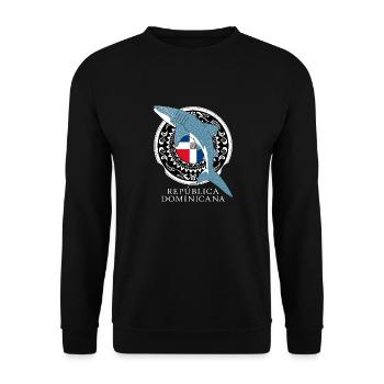 Walhai Dominikanische Republik - Unisex Pullover - Schwarz - Vorne - Alina (178cm) & Michal (187cm)