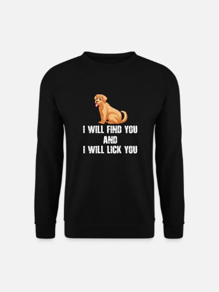 Hund Dog - Unisex Pullover - Schwarz
