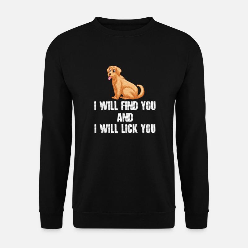Hund Dog - Unisex Pullover - Schwarz