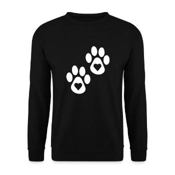 Hund Chien - Sweat-shirt Unisexe - noir - Devant - Alina (178cm) & Michal (187cm)