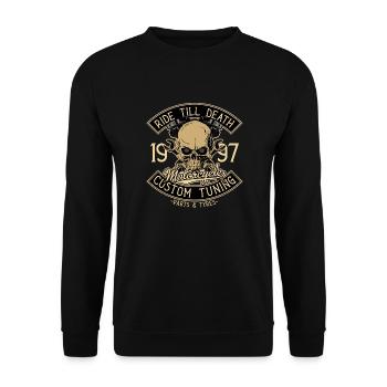 Custom Tuning - Unisex Sweatshirt - black - Front - Alina (178cm) & Michal (187cm)