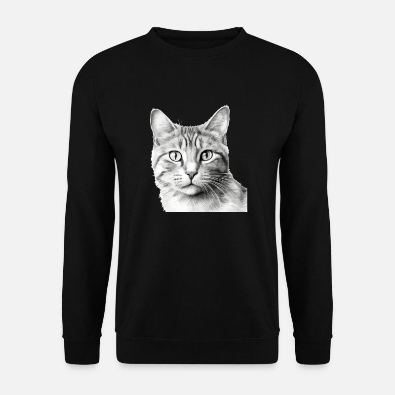 Bli, die Katze - Unisex Pullover - Schwarz