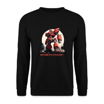Crush them now - Unisex Sweatshirt - black - Front - Alina (178cm) & Michal (187cm)
