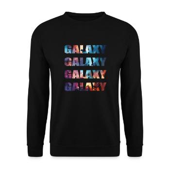Galaxie - Unisex Pullover - Schwarz - Vorne - Alina (178cm) & Michal (187cm)