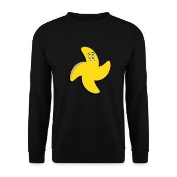 Bannanita - Sweat-shirt Unisexe - noir - Devant - Alina (178cm) & Michal (187cm)