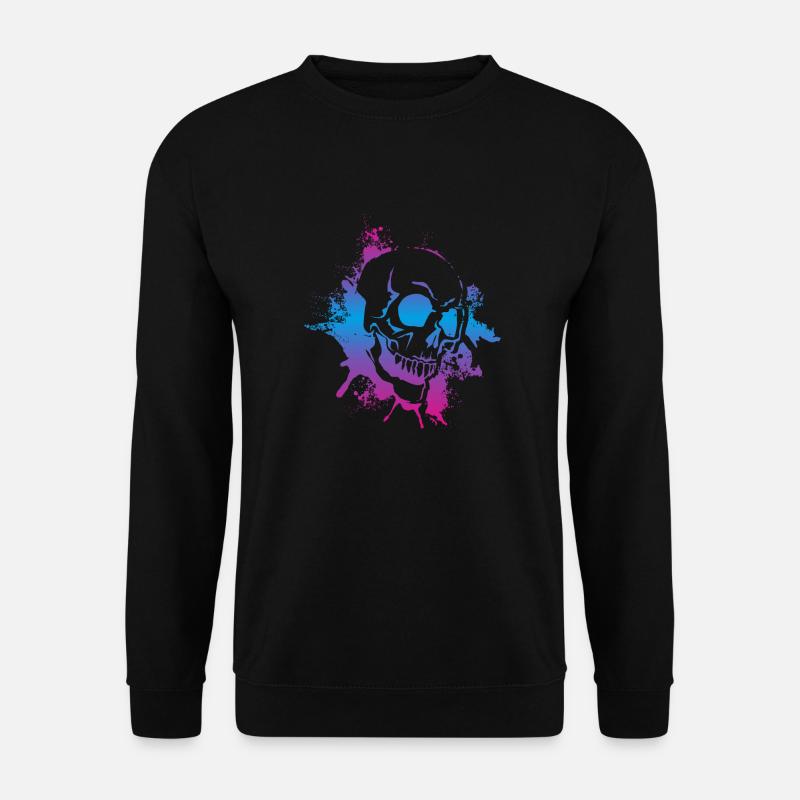 Schädel Totenkopf - Unisex Pullover - Schwarz