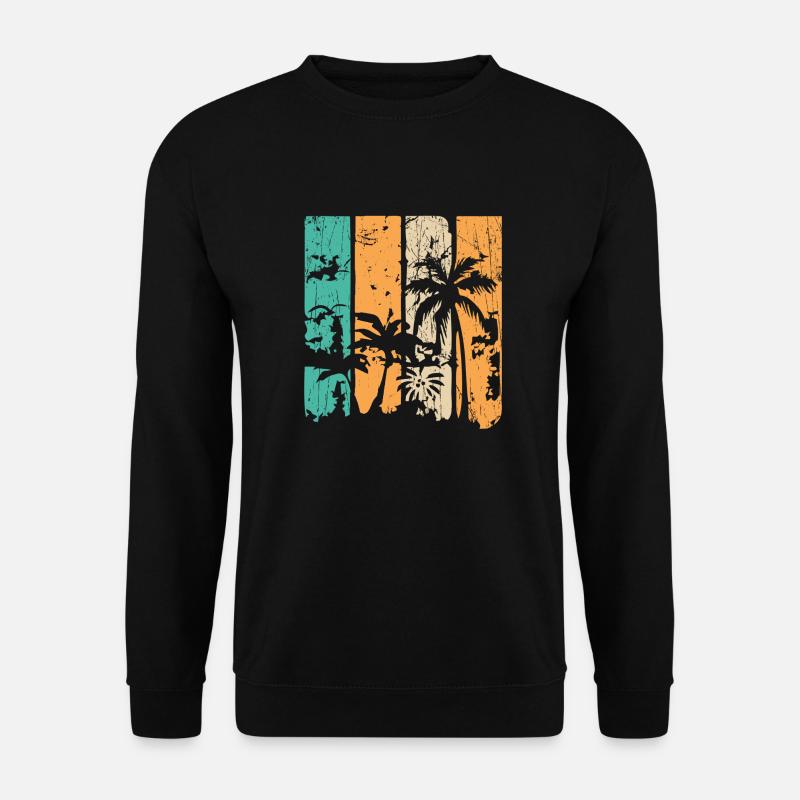 Sommer Hawaii Beach Club - Unisex Pullover - Schwarz