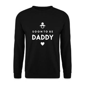 Bald Papa - Unisex Pullover - Schwarz - Vorne - Alina (178cm) & Michal (187cm)