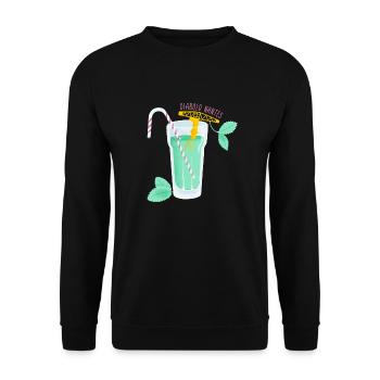 Diabolo Nantes - Sweat-shirt Unisexe - noir - Devant - Alina (178cm) & Michal (187cm)