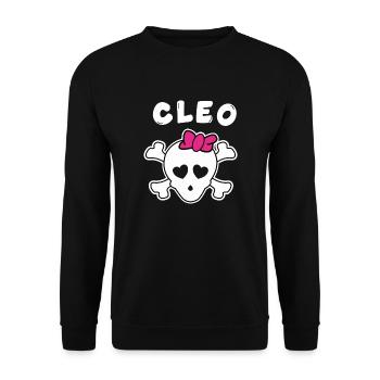 Pirate Cleo Design pour les filles et les femmes - Sweat-shirt Unisexe - noir - Devant - Alina (178cm) & Michal (187cm)