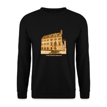 Fürstenfeldbruck Town Hall Bavaria - Unisex Sweatshirt - black - Front - Alina (178cm) & Michal (187cm)