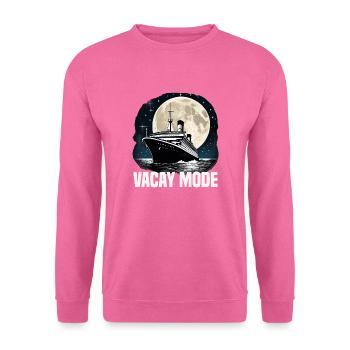 Vacay Mode Cruise Ship Vacation Group Matching - Unisex Sweatshirt - pink - Front
