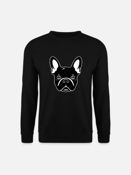 Französische Bulldogge - Unisex Pullover - Schwarz