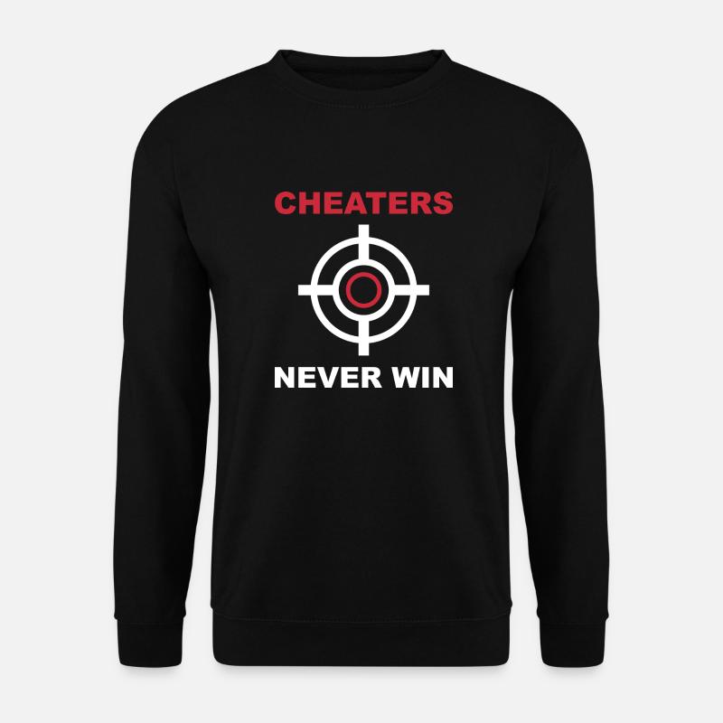 Cheaters Never Win - Unisex Sweatshirt - black