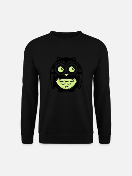 Owl - Unisex Sweatshirt - black