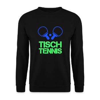 Ping-pong - Sweat-shirt Unisexe - noir - Devant - Alina (178cm) & Michal (187cm)
