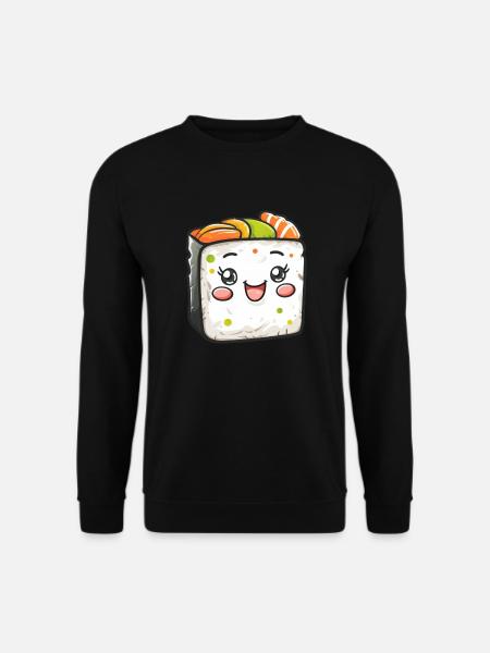 Funny Sushi Comic - Unisex Sweatshirt - black