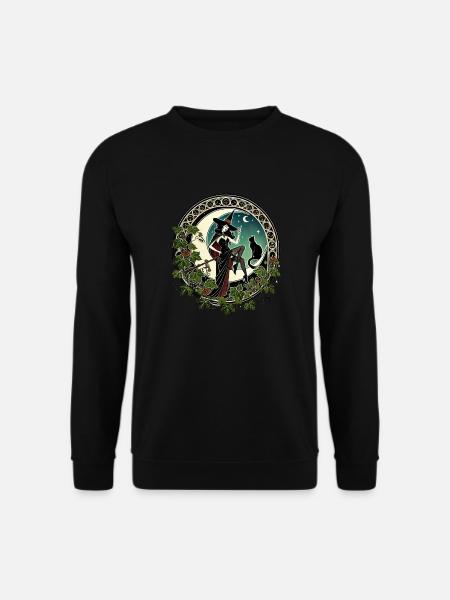 Hexen-Pinup - Unisex Pullover - Schwarz