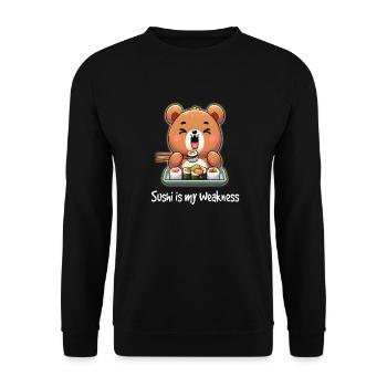 Les sushis sont ma faiblesse - Sweat-shirt Unisexe - noir - Devant - Alina (178cm) & Michal (187cm)
