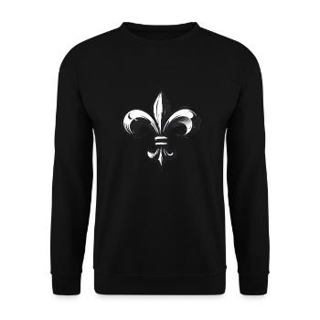 New Orleans USA Geschenk - Unisex Pullover - Schwarz - Vorne - Alina (178cm) & Michal (187cm)
